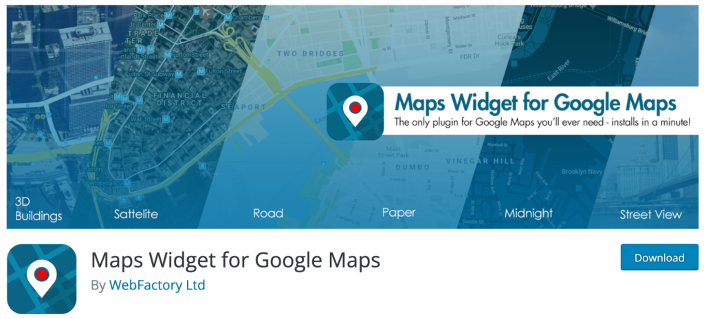 maps widget for Google Maps
