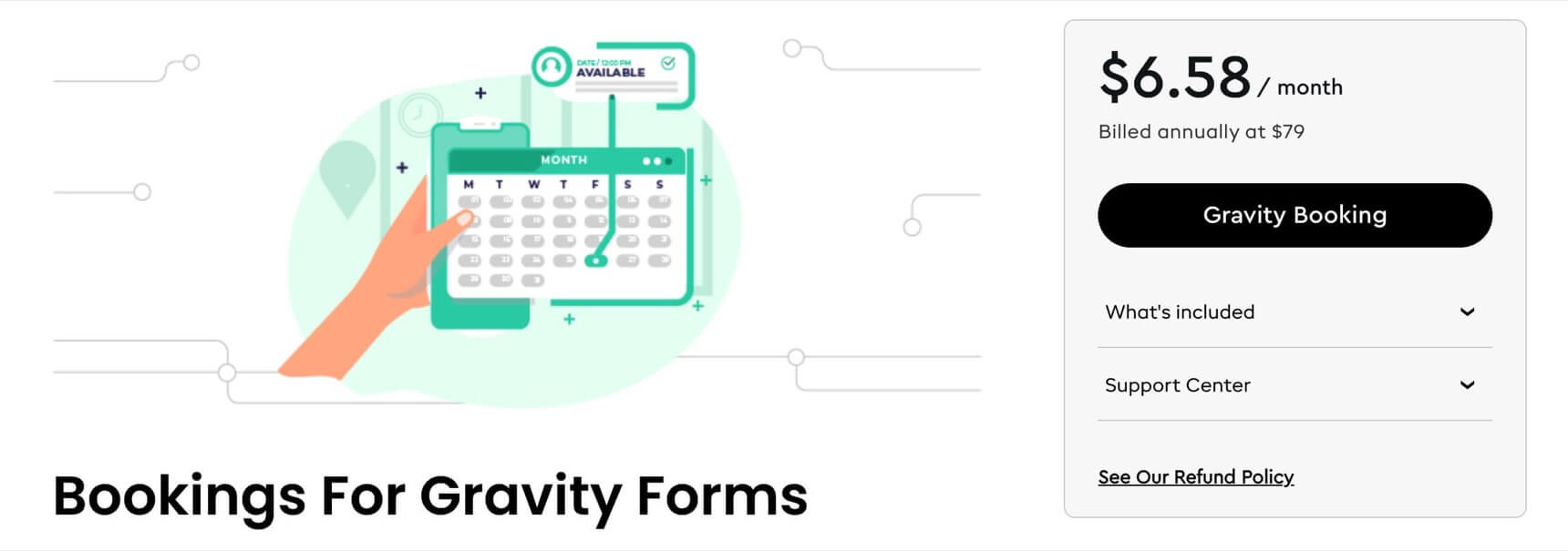WordPress Bookings for Gravity Forms