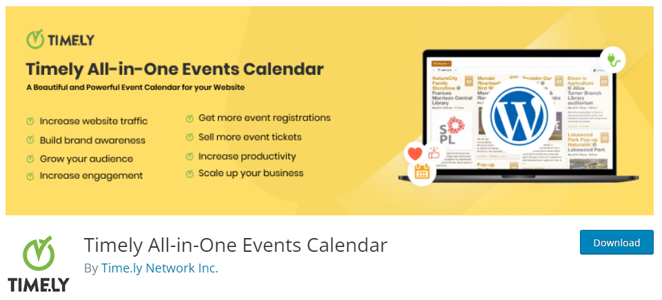 all in one events calendar