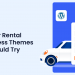 car rental WordPress themes