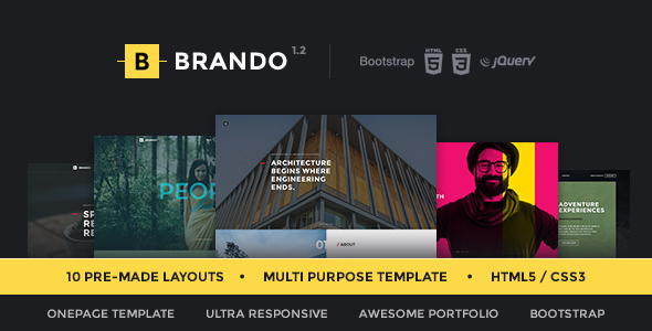 Brando - OnePage WordPress Theme