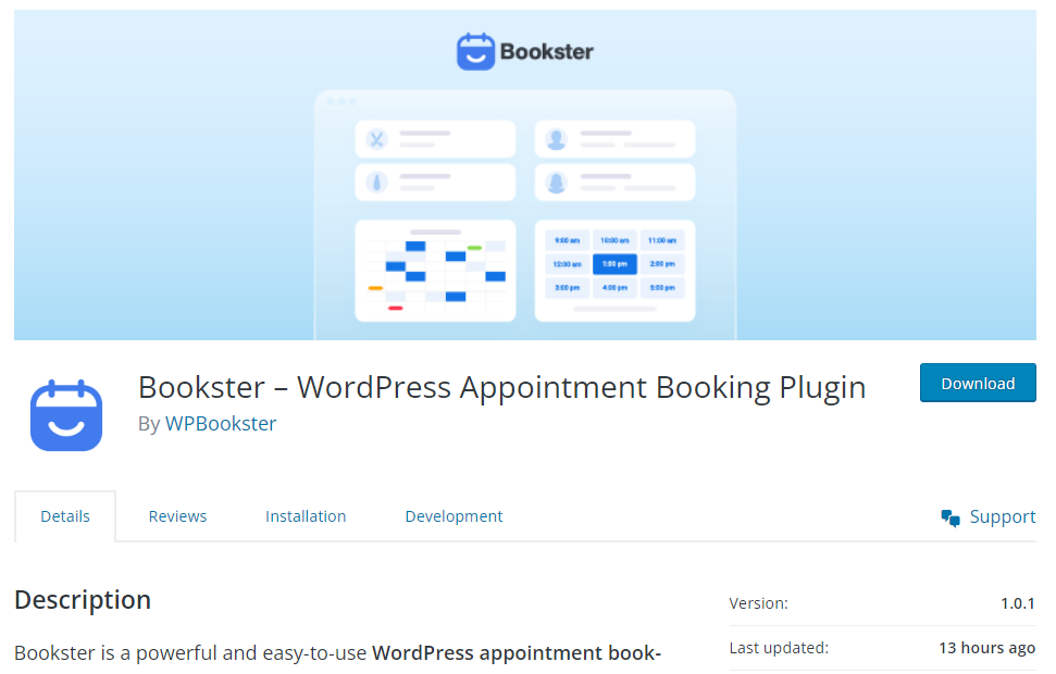 bookster - Alternatives to WordPress Timetable Plugin