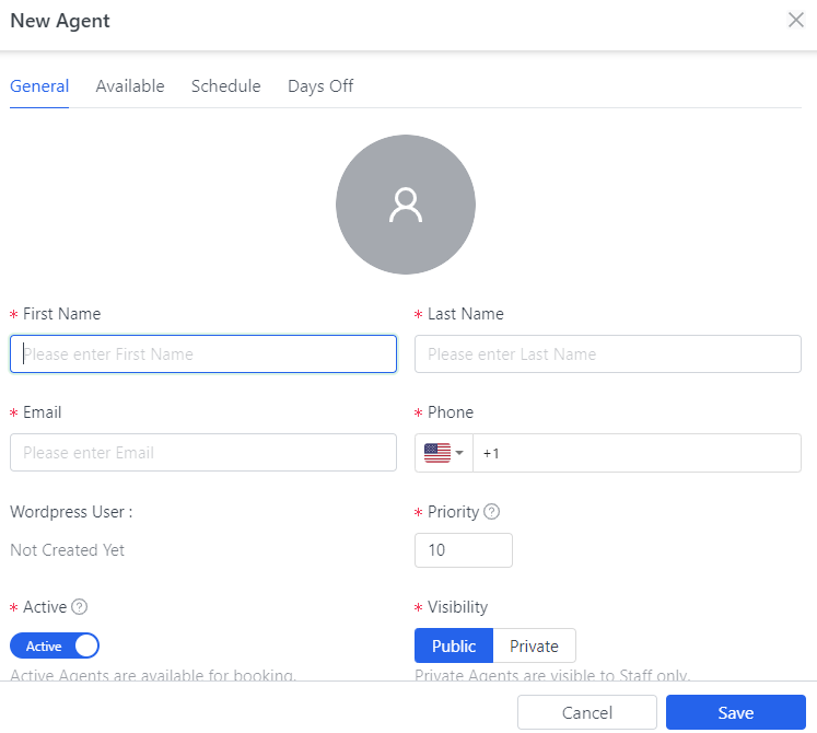 new agent settings - Create a Multi-Step Reservation Form