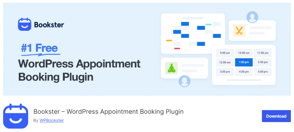 bookster - wordpress time slot booking plugin