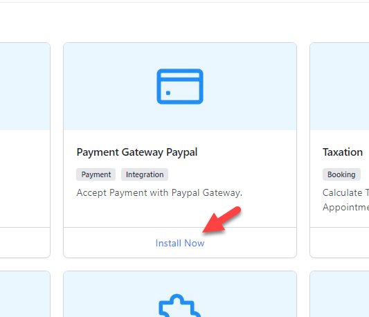 install paypal addon - PayPal Booking System