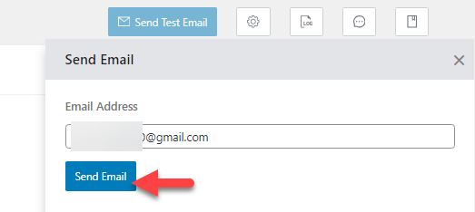 send test email