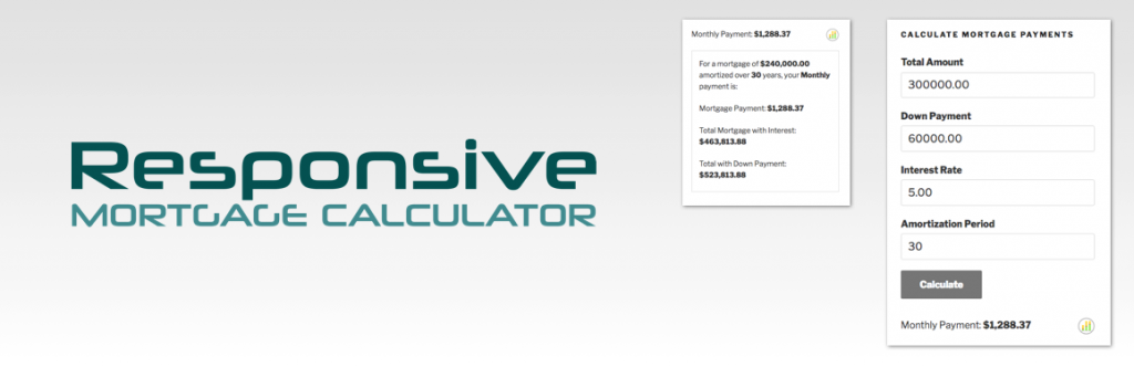 Responsive Mortgage Calculator - calculator plugins