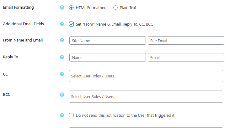 formatting