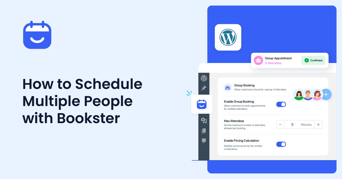 How to Schedule Multiple People with Bookster