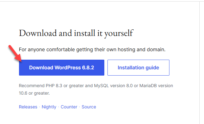 download wordpress