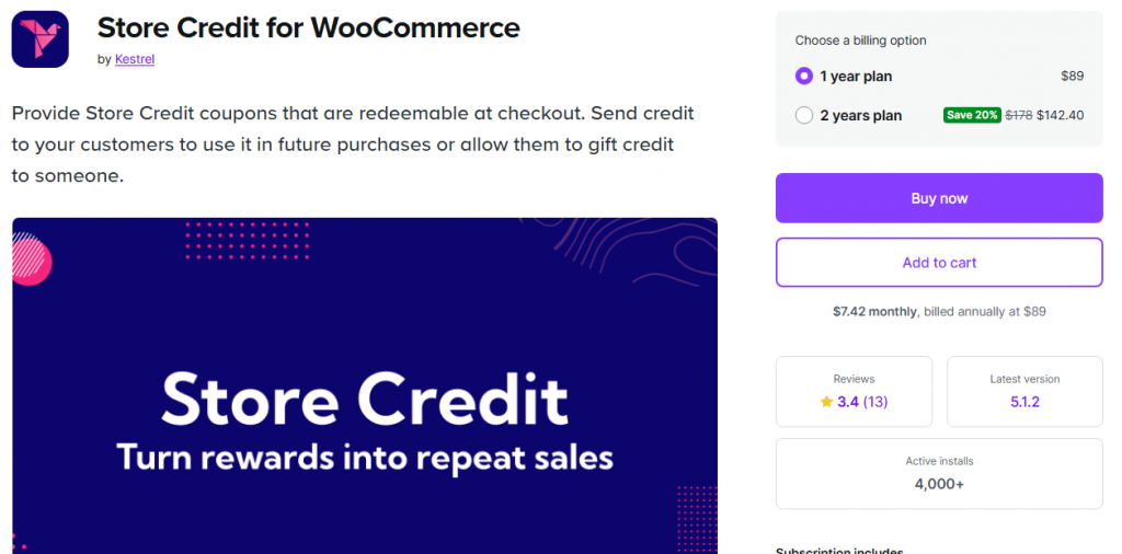 Store Credit for WooCommerce