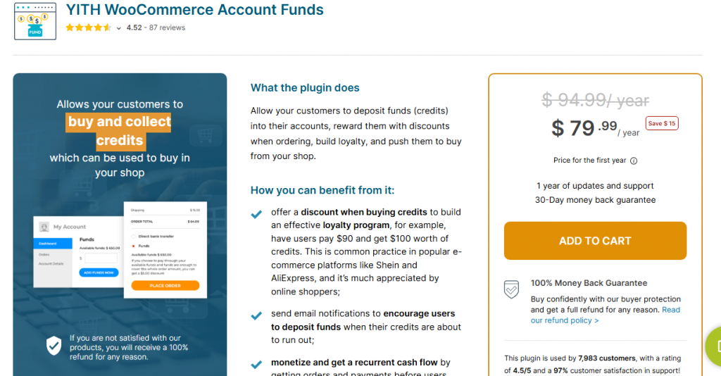 YITH WooCommerce Account Funds