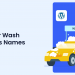 car wash business name