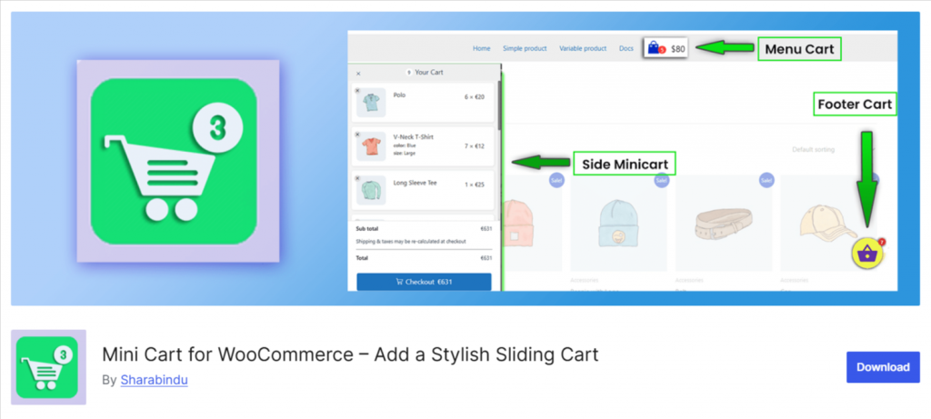 Mini Cart for WooCommerce - WooCommerce Mini Cart Plugins