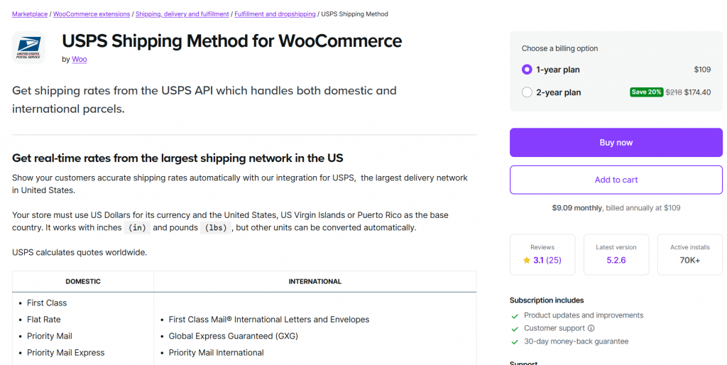 USPS Shipping Method for WooCommerce - WooCommerce shipping plugins