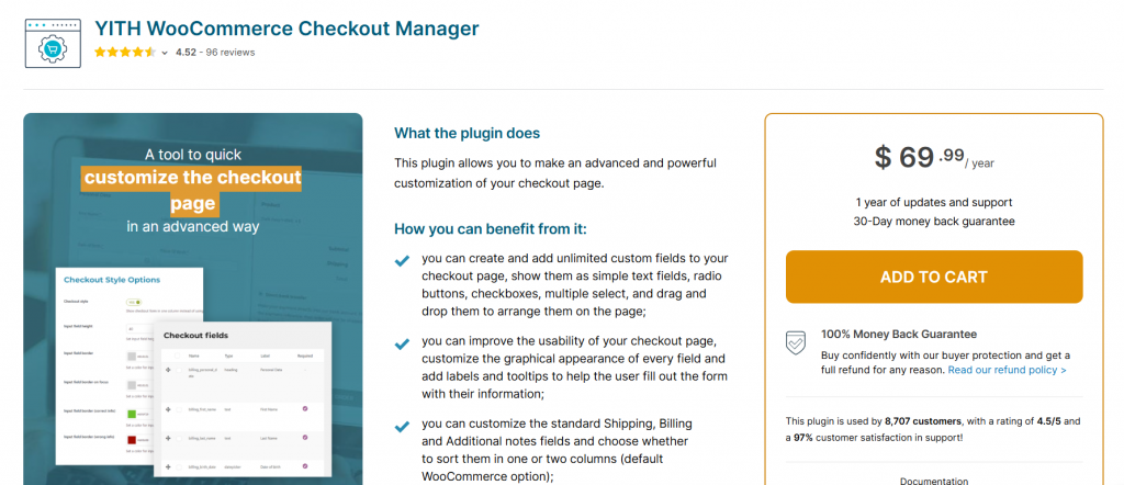 YITH WooCommerce Checkout Manager