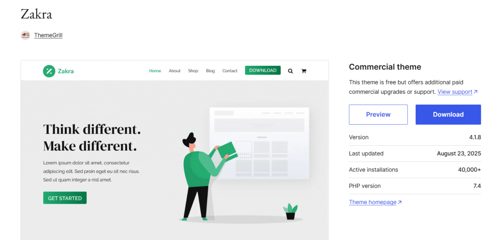 Zakra - fastest woocommerce themes