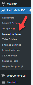 rank meth general settings - Edit Robots.txt File in WordPress
