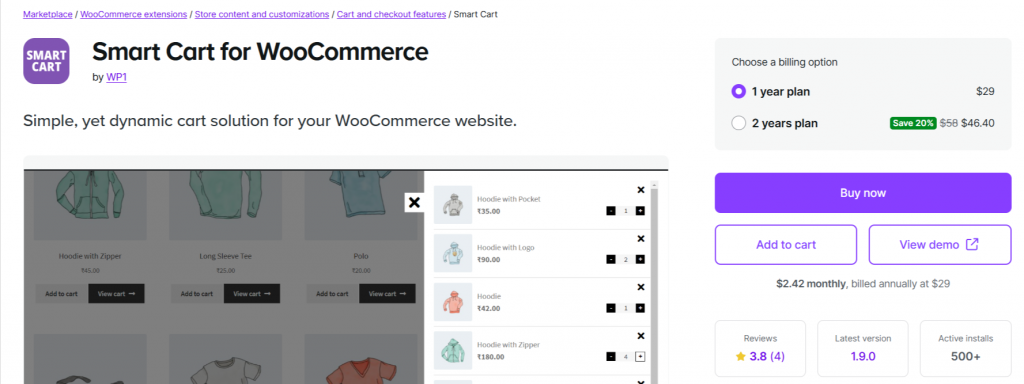 mart Cart for WooCommerce