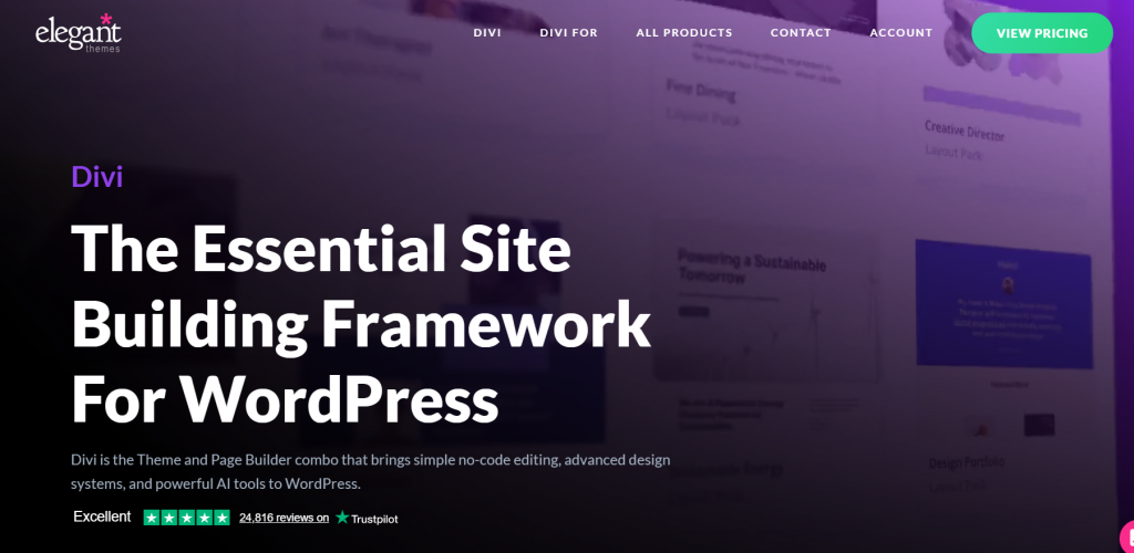 Divi Builder - best wordpress page builder plugins