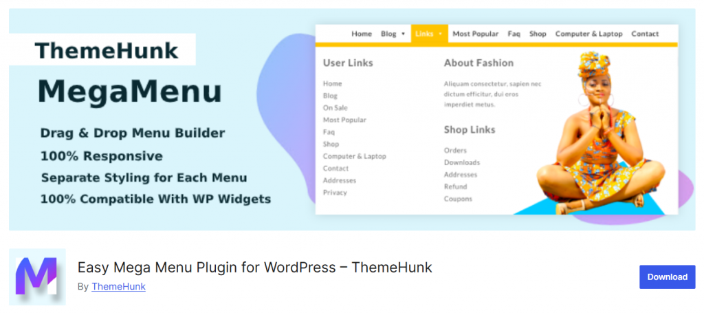 Easy Mega Menu Plugin for WordPress
