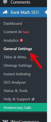 rank math general settings