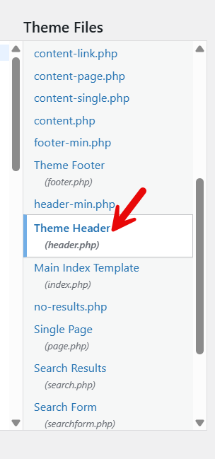 theme header file