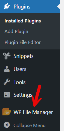file manager settings - disable directory browsing in wordpress