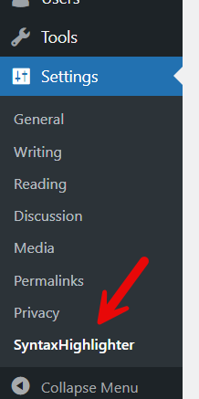 SyntaxHighlighter Evolved settings