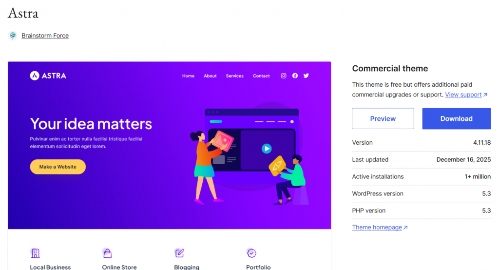 astra theme - jewelry WordPress themes