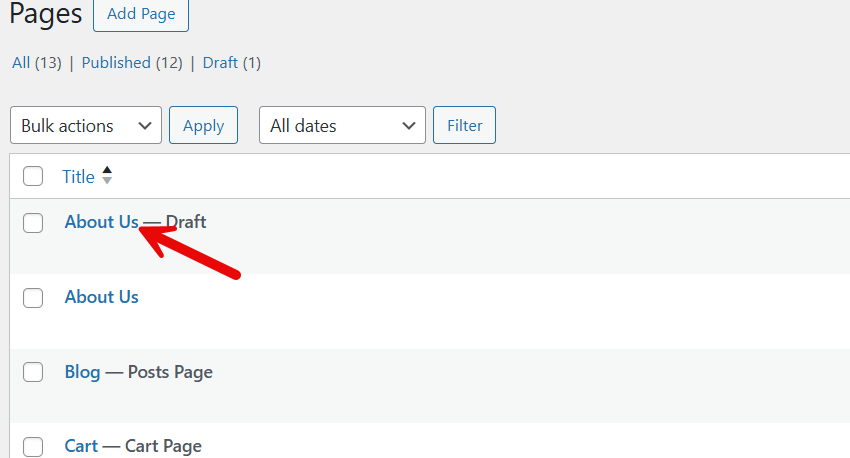 duplicated page - duplicate a page or post in WordPress