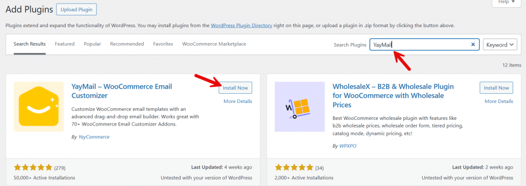 install yaymail - Install WordPress Plugins
