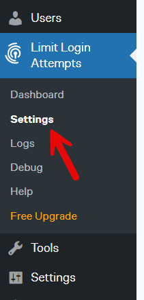login attempts settings