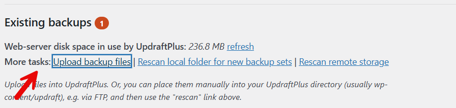 more tasks - backup and restore a WordPress site