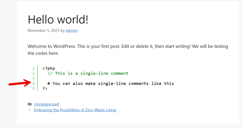 syntaxhighliter code preview