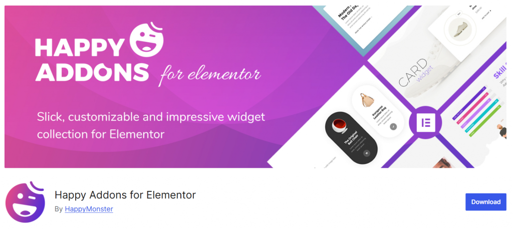 Happy Addons for Elementor - best elementor addons