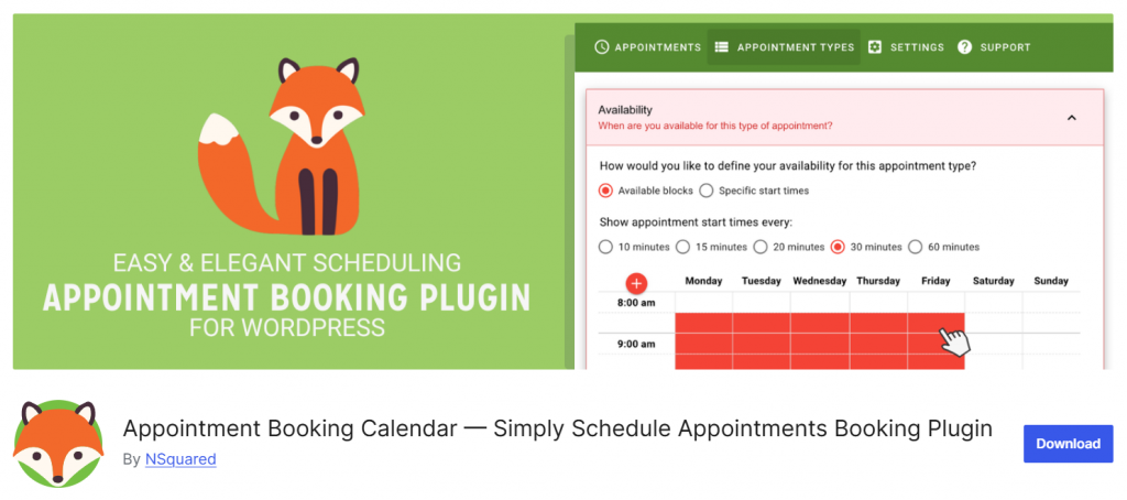 Simply Schedule Appointments - WooCommerce Bookings Alternatives