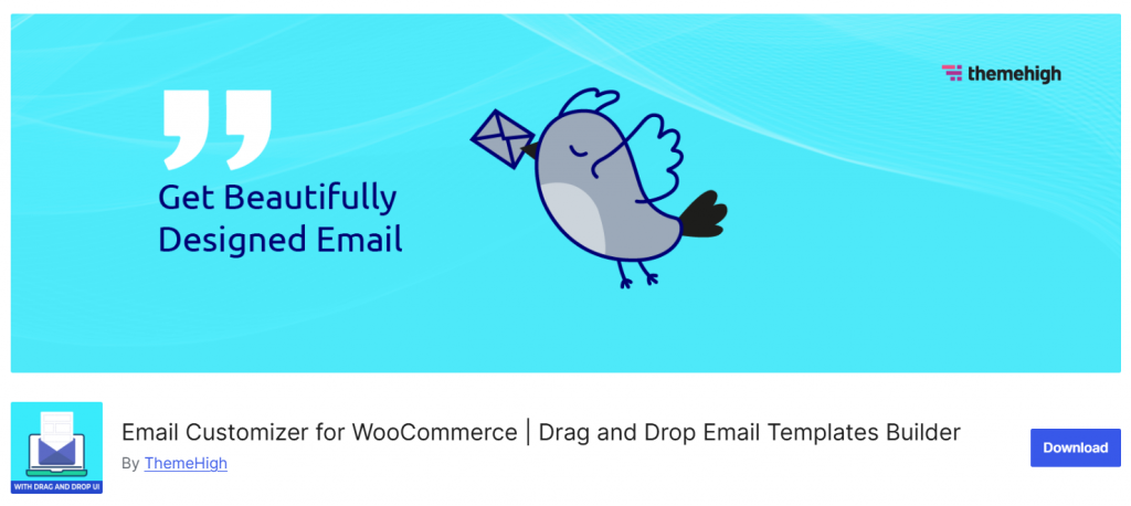 Email Customizer for WooCommerce by ThemeHigh - woocommerce email customizer plugins