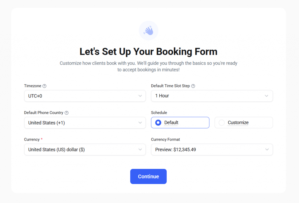 set up booking form - Add a Photography Studio Booking System to WordPress