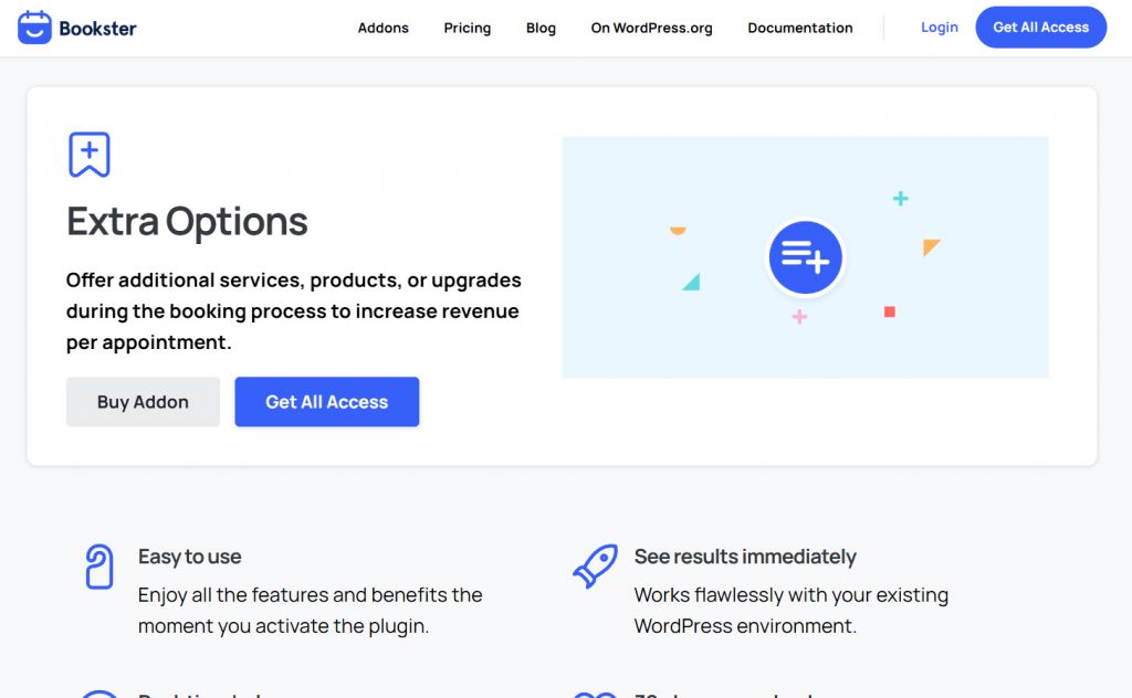 Bookster Extra Options