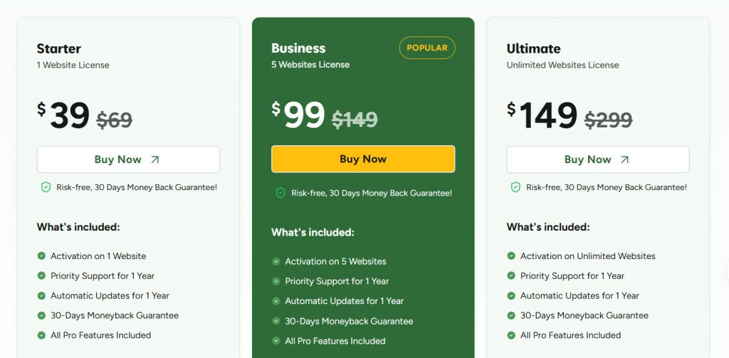 hydra booking pricing