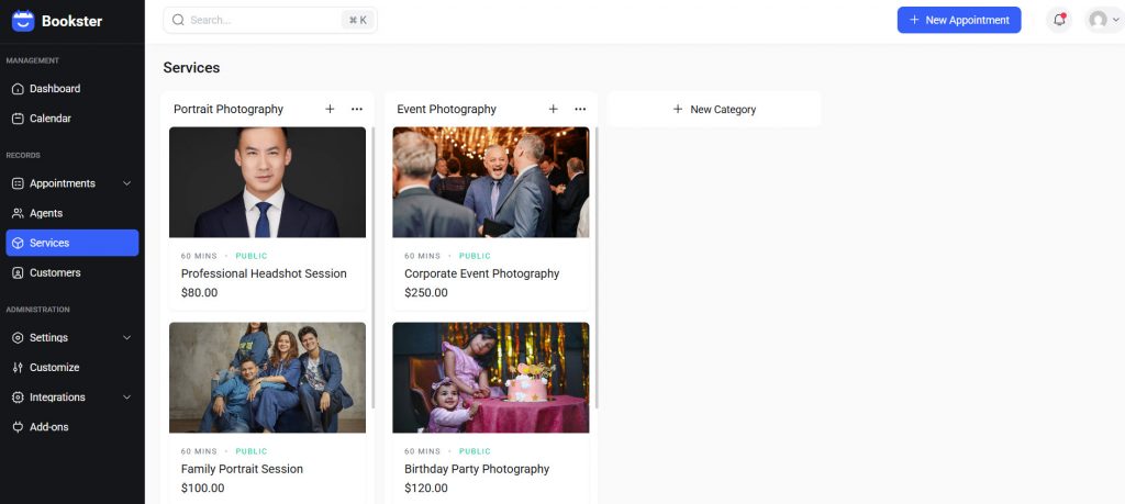 all bookster services