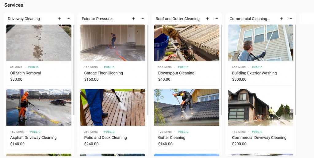 all services added - Create a Home Service Booking Platform
