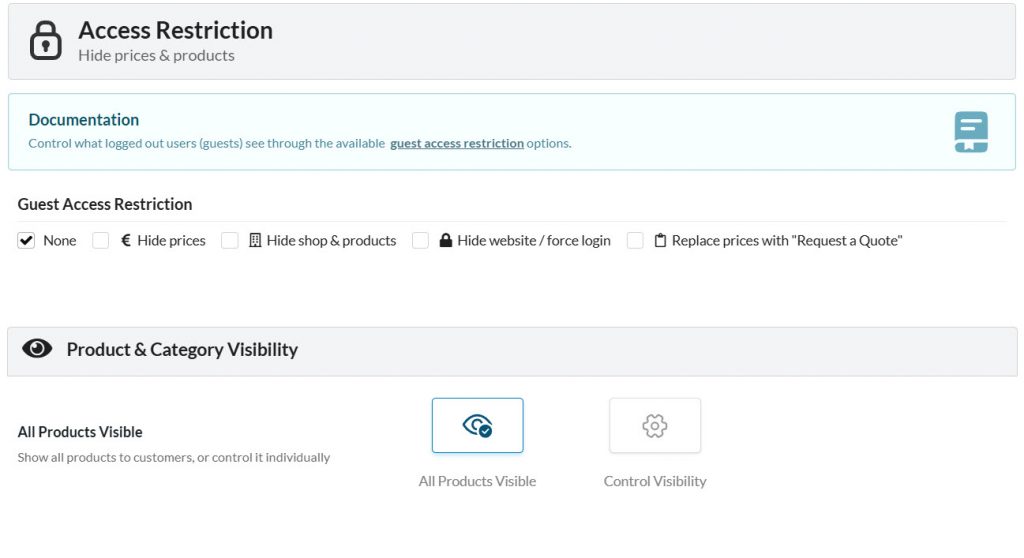 guest access restriction