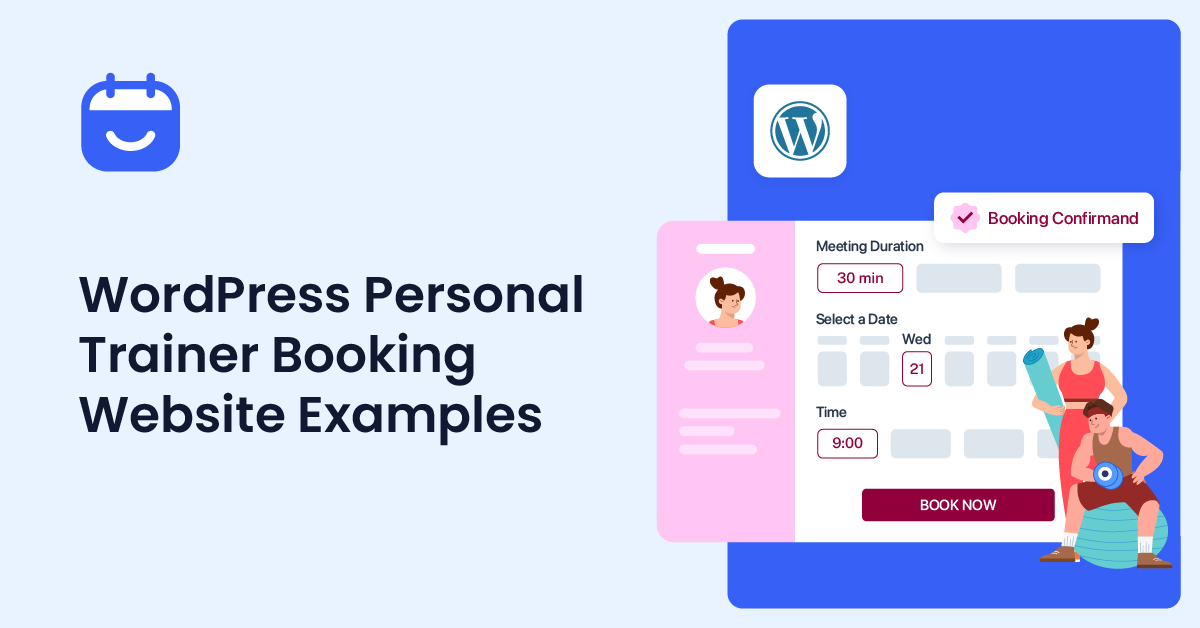 15 Top WordPress Personal Trainer Booking Website Examples