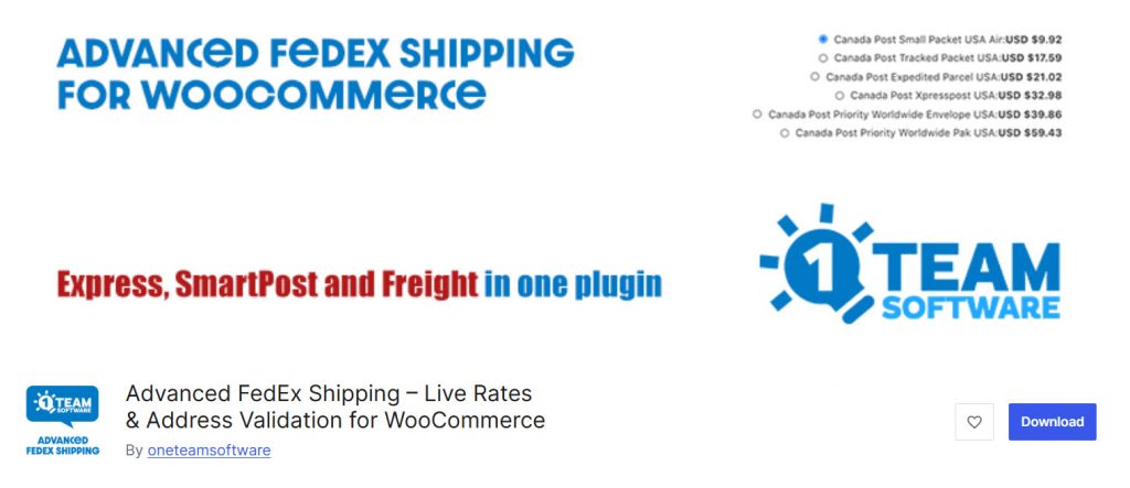Advanced FedEx Shipping - FedEx WooCommerce plugins