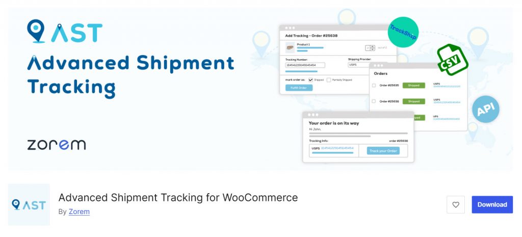 Advanced Shipment Tracking for WooCommerce - FedEx WooCommerce plugins