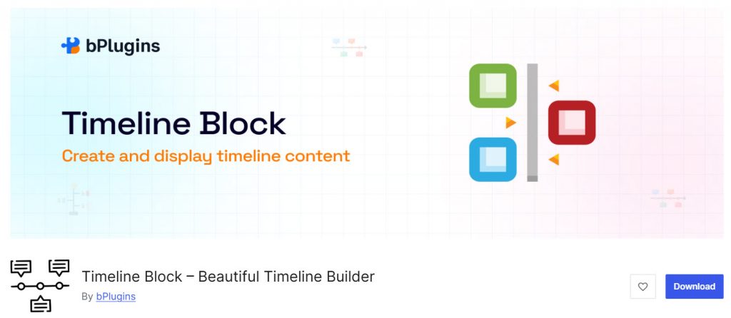 Timeline Block - wordpress timeline plugins