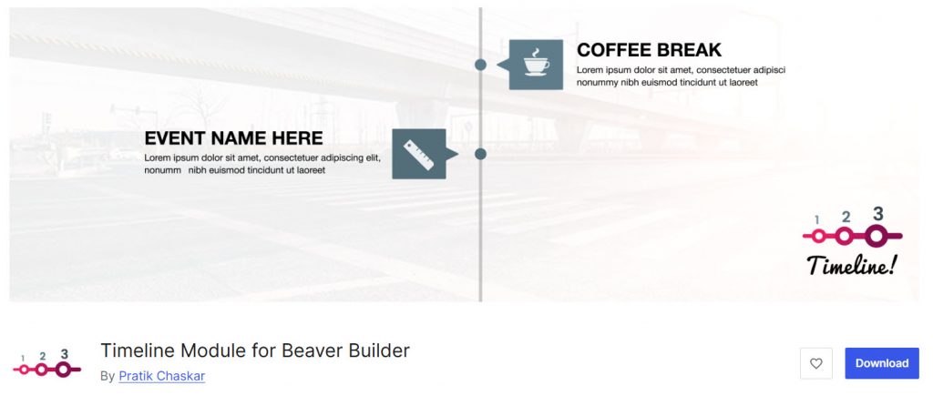 Timeline Module for Beaver Builder