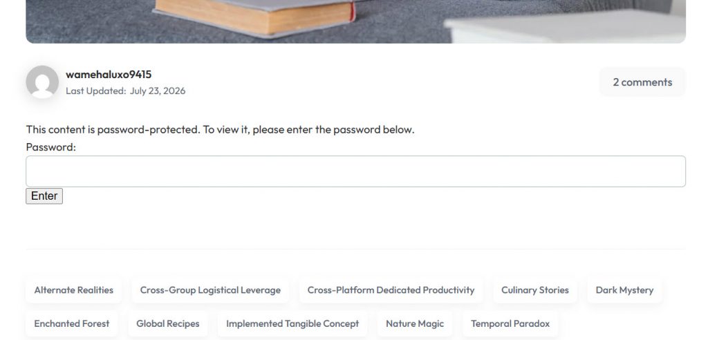 enter password